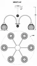 Люстра на штанге MyFar Flora MR2271-6С 2_MFR_MR2271-6C.webp small