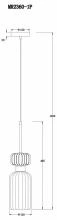 Подвесной светильник MyFar Aubrey MR2360-1P 4_MFR_MR2360-1P.webp small