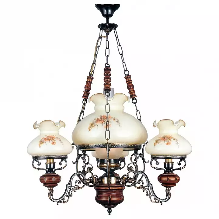 Подвесная люстра Reccagni Angelo L 2401/3+1 1_RA_L_2401_3_1.webp big