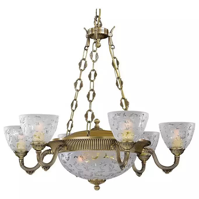 Подвесная люстра Reccagni Angelo L 6252/6+3 0_RA_L_6252_6_3.webp big