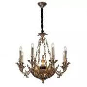 Подвесная люстра Lucia Tucci Firenze 1781.8.2 Antique Gold
