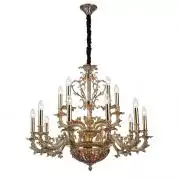 Подвесная люстра Lucia Tucci Firenze 1780.15.3 Antique Gold