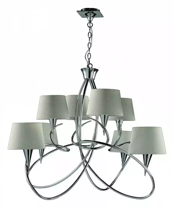 Подвесная люстра Mantra Mara Chrome - White 1654 1_MN_1654.webp big