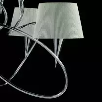 Подвесная люстра Mantra Mara Chrome - White 1654 6_MN_1654.webp small
