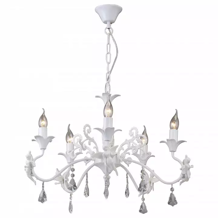 Подвесная люстра Arte Lamp Angelina A5349LM-5WH 1_AR_A5349LM-5WH.webp big