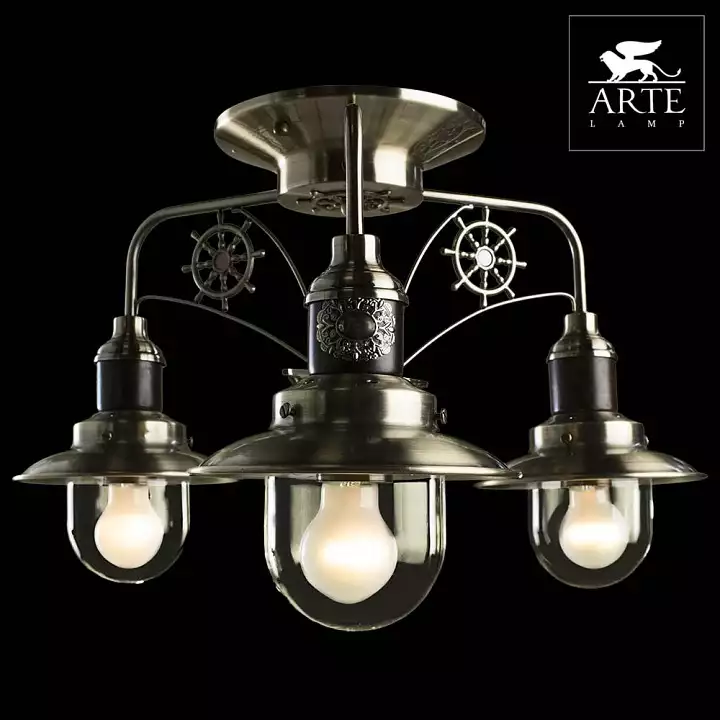 Потолочная люстра Arte Lamp Sailor A4524PL-3AB 2_AR_A4524PL-3AB.webp big