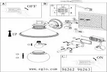 Уличный настенный светильник Eglo Albacete 96262 1_EG_96262.webp small