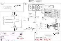 Уличный настенный светодиодный светильник Eglo Atollari 96276 1_EG_96276.webp small